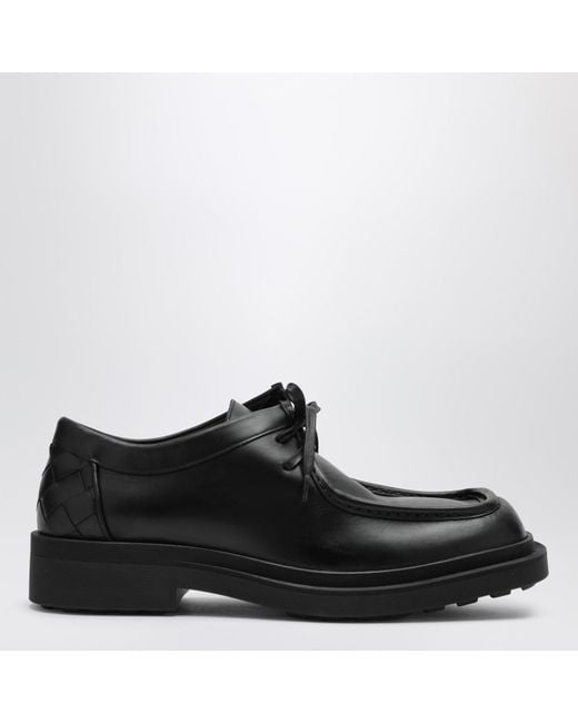 Bottega Veneta Black Ben Lace-Up Shoes for men