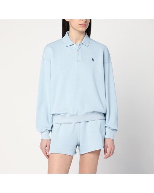 Polo Ralph Lauren Blue Light Polo Sweatshirt