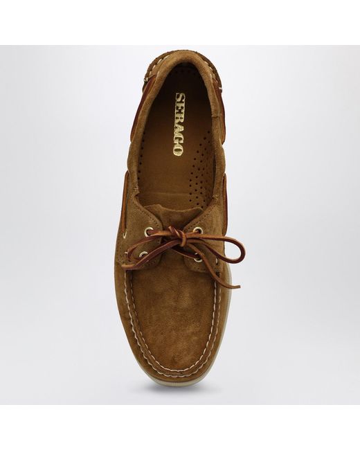 Sebago Brown Portland Artisan Loafer Curry for men