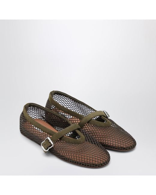 Alaïa Black Flat Ballerinas
