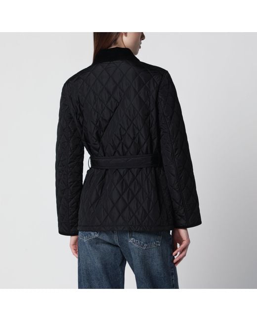 Burberry Black Quilted Nylon Jacket