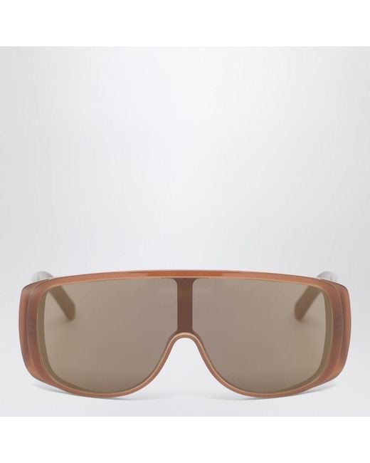 Occhiali da sole mask marroni di Retrosuperfuture in Brown da Uomo