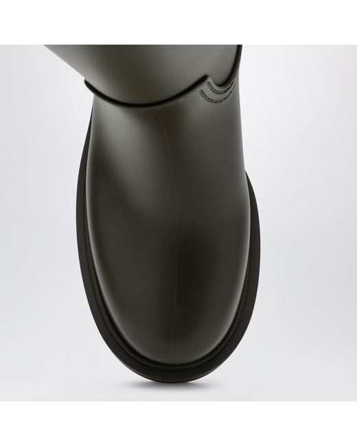 Moncler Black Kickstream High Waterproof Rain Boots