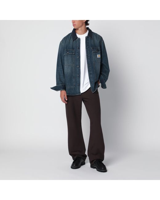 Carhartt Blue Oakland Shirt Jacket for men