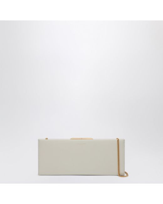 Saint Laurent White Small Midnight Clutch