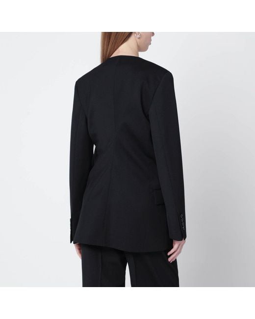 Totême  Black Wool-Blend Jacket