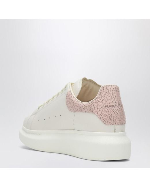Basket Oversize Blanche/Rose Alexander McQueen en coloris White