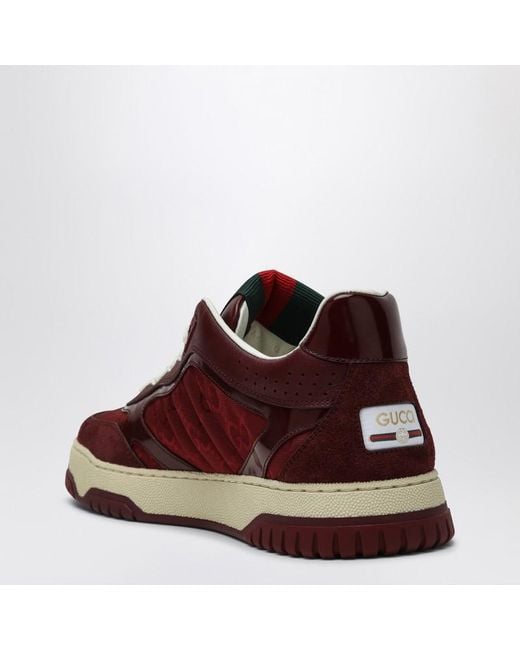Basket Re-Web En Tissu Gg Gucci en coloris Brown