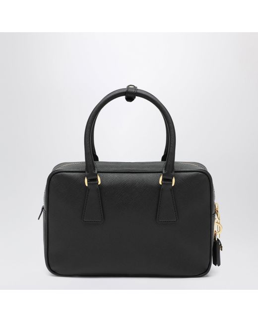 Prada Black Saffiano Leather Top-Handle Bag
