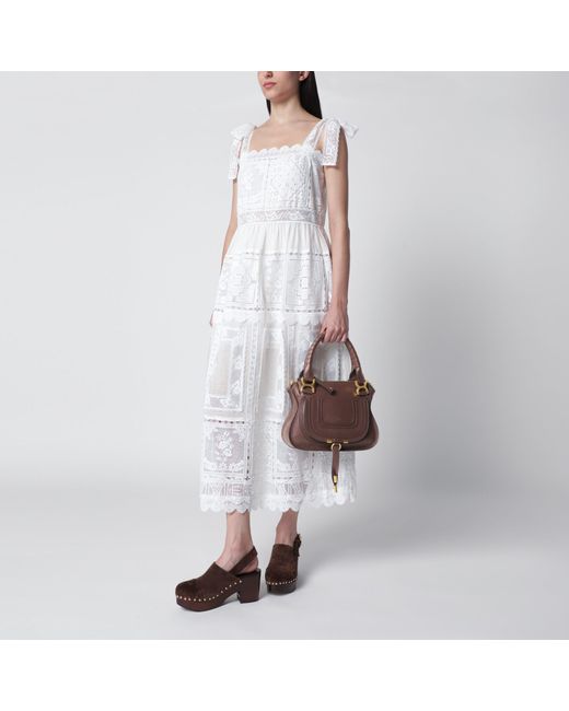 Chloé Brown Small Marcie Handbag