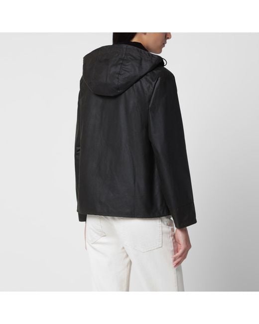 Barbour Black Waxed Cotton Jacket