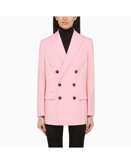 DSquared² Pink Double Breasted Jacket