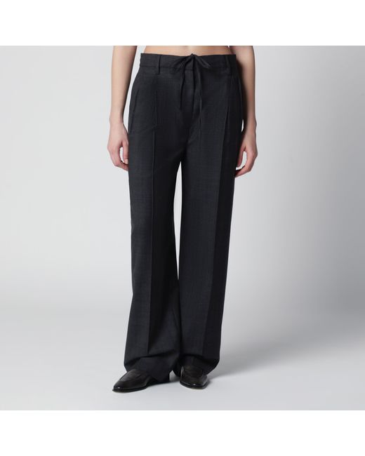 Pantalone Grigio di Prada in Black