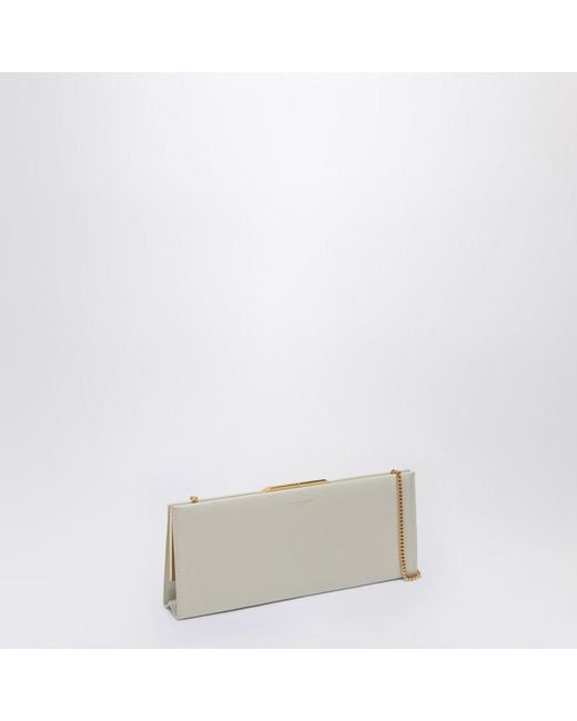 Pochette piccola midnight color crema di Saint Laurent in White
