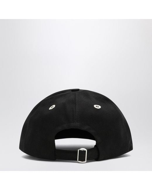 AMI Black Baseball Cap With Logo for men