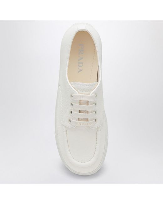 Prada White Sneakers Ivory for men
