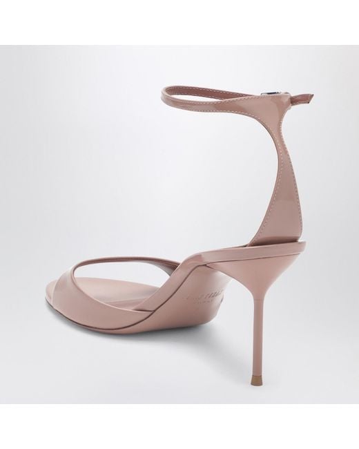 Paris Texas Pink Lidia Antique Patent Leather Sandal