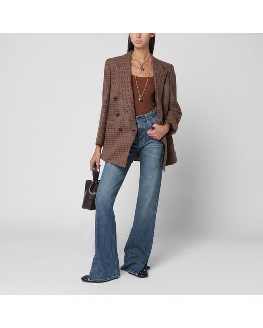 Débardeur En Laine Couleur Tabac Roberto Collina en coloris Blue