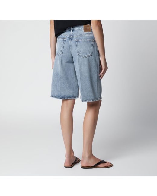 Totême Blue True Vintage Denim Bermuda Shorts