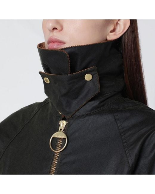 Barbour Black Allerston Waxed Jacket