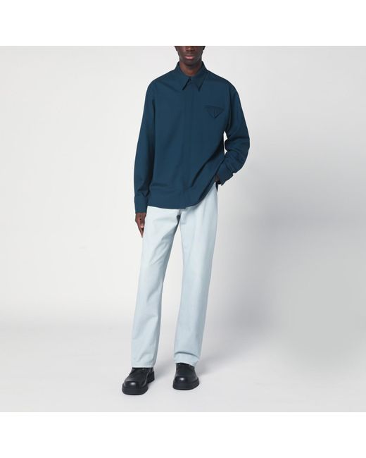 Bottega Veneta Blue Light Straight Leg Jeans for men