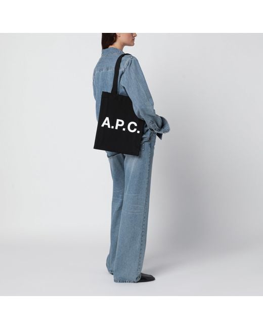 Borsa Shopping Lou Nera di A.P.C. in Black