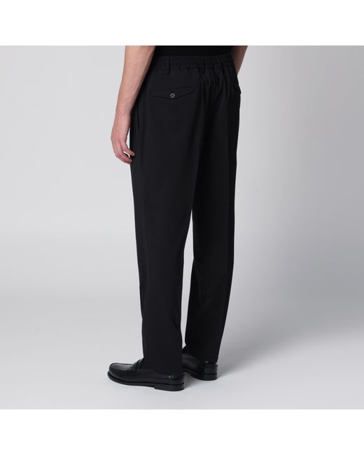 Santaniello Black Trousers for men