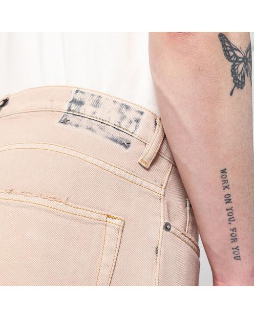 Golden Goose Deluxe Brand Natural Dyed-effect Denim Jeans for men