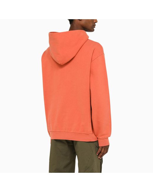 MONCLER X SALEHE BEMBURY Orange Cotton Jersey Sweatshirt for men