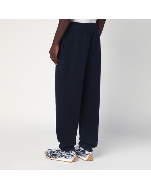 Burberry Blue Navy Cashmere-blend jogging Pants for men