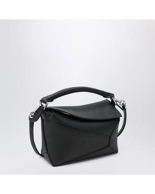 Borsa Puzzle Edge Mini Nera di Loewe in Black