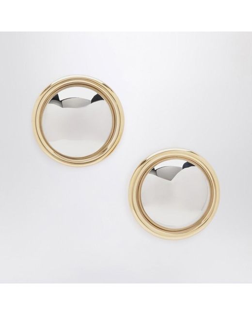 Jacquemus Metallic Ohrringe Rund