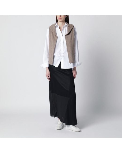 6397 Black Patchwork Skirt