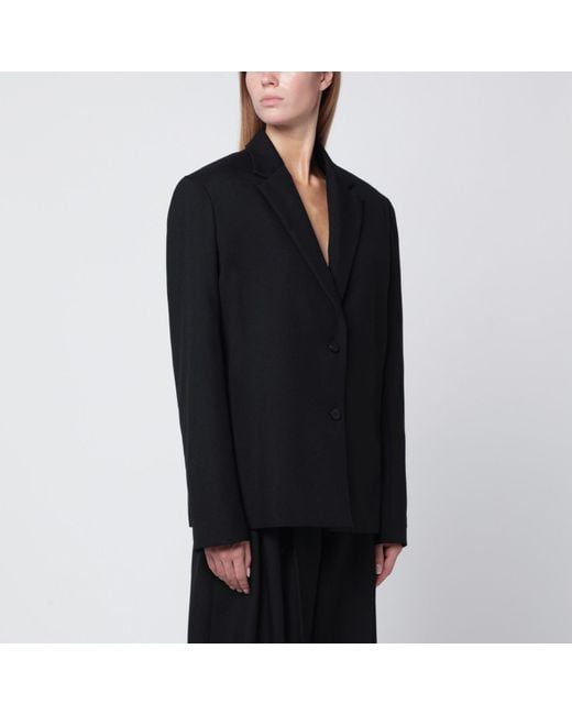 Jacquemus Black Single-breasted Wool Jacket