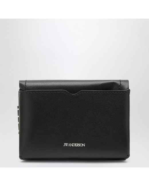 J.W. Anderson Black Penny Loafer Card Holder for men