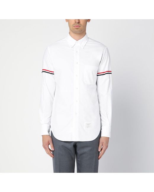 Thom Browne White Cotton Button-down Shirt for men