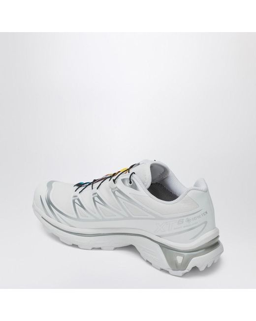 Salomon White Xt-6 Gtx Sneakers