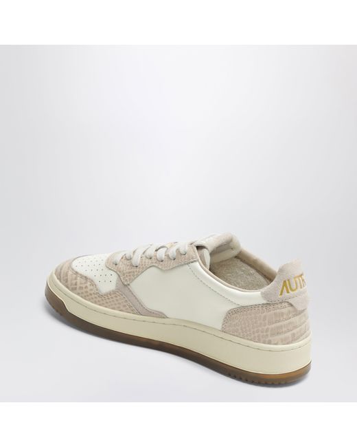 Autry White Medalist Low Sneakers