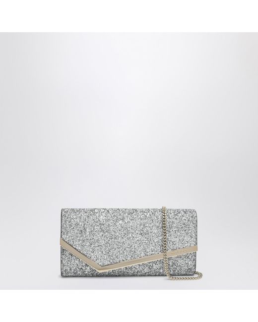 ポーチ Jimmy Choo EMMIE POUCH WITH CHAIN Jimmy Choo Emmie Leather Clutch-On-Chain | Saks Fifth Avenue