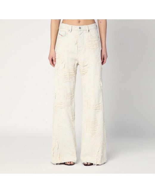 DIESEL Natural Relaxed-Jeans 1996 D-Sire Weiß