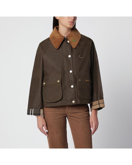 Barbour Brown Hazelnut Waxed Cotton Jacket