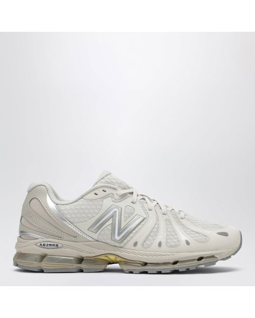 New Balance White Sneakers Abzorb 1890 Linen/Punch for men