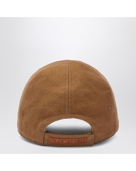 1989 STUDIO Brown Baseball Cap for men