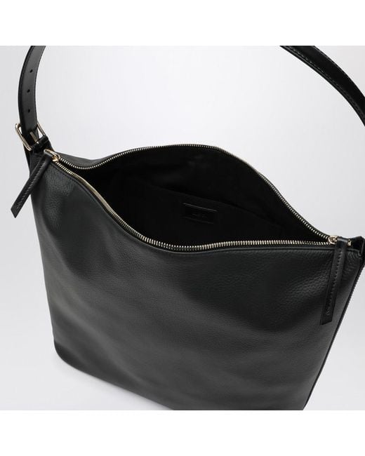 A.P.C. Black Große Vera Tasche Aus Schwarzem Leder