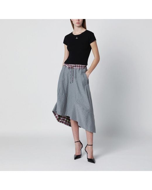 Vivienne Westwood Gray Aerodrome Skirt