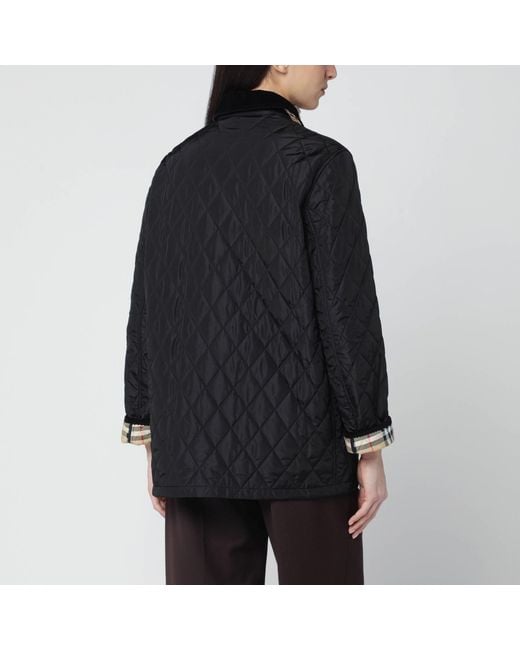 Burberry Black Quilted Nylon Jacket
