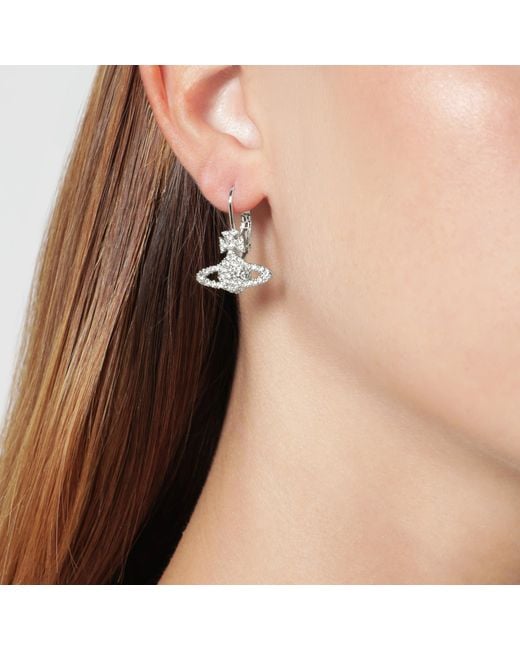 Vivienne Westwood Metallic Grace Bas Relief Earrings