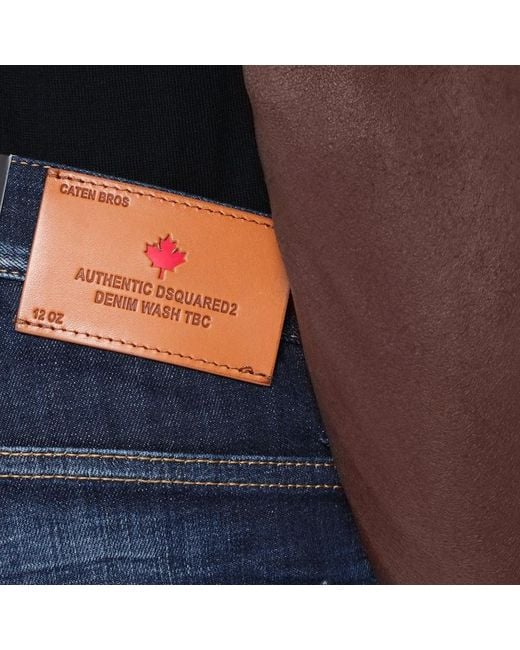 DSquared² Blaue Ausgewaschene Jeans Cool Guy Mit Schmaler Form in Blue für Herren