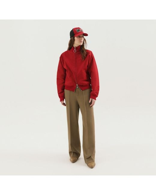 1989 STUDIO Natural Straight Leg Wool Pants