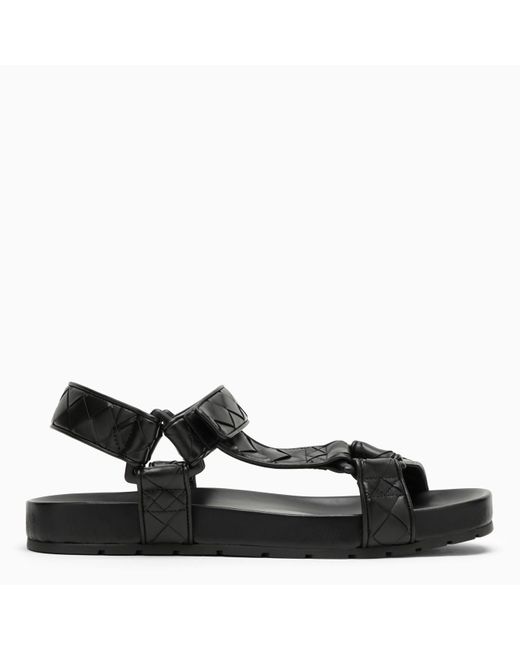 Bottega Veneta Black 'trip' Sandals, for men